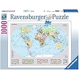 Ravensburger 15652 Political World Map - 1000 Piece Puzzle Puzzle