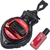 TAJIMA Chalk Line - Chalk-Rite Jam Free Special Edition Chalk Line with Extra Bold 1mm Snap Line &amp; Five Gear Quick Retrieval - CR301JF-CP