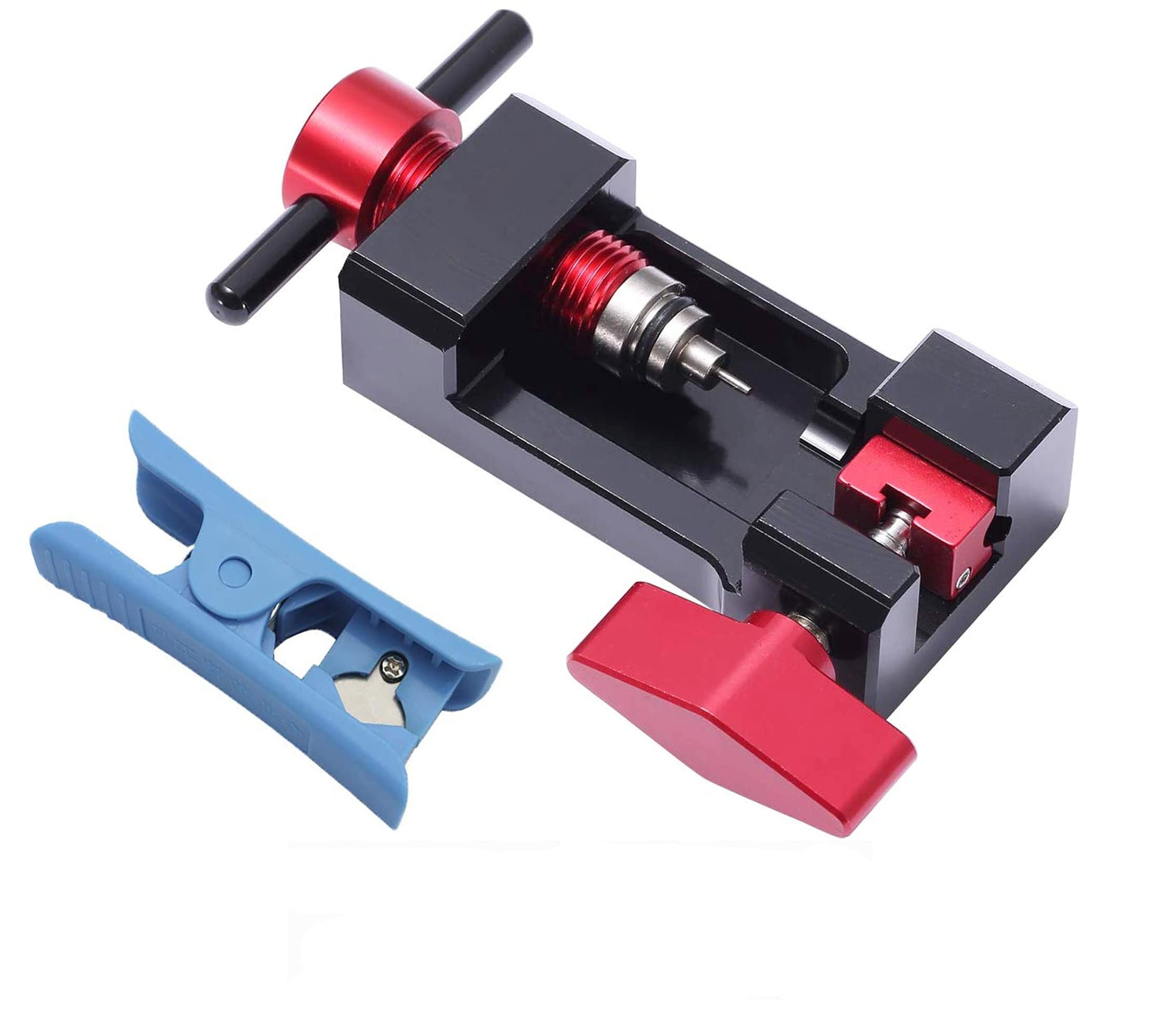 Bicycle Hydraulic Hose Fitting Insert Tool,Upgraded Needle Driver Insertion Tool,with Hydraulic brake Hose Cutter