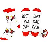 Liomxase Motorcycle Dad Gifts - Christmas Gifts for Dad,Dads Birthday Valentines Day Father's Fathers Day Retirement Retired Gift from Daughter Son,Stocking Stuffers for Men,Worm Cosy Socks Presents