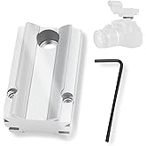 Astromania Silver Plate for The Flash Shoe of DSLR Cameras - Mount The 1X40RD Reflex Red Green Dot Sight to DSLR Cameras