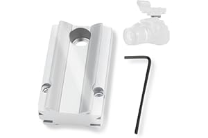 Astromania Silver Plate for The Flash Shoe of DSLR Cameras - Mount The 1X40RD Reflex Red Green Dot Sight to DSLR Cameras