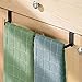 mDesign Over the Cabinet Kitchen Dish Towel Bar Holder - 14