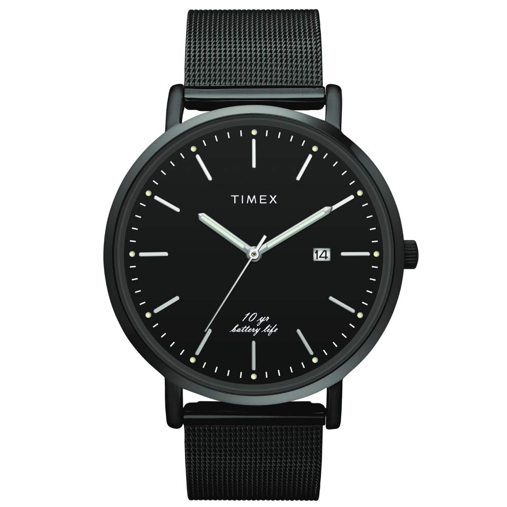 Buy Timex Long LastTen Year Battery Life Analog Black Dial Men's Watch