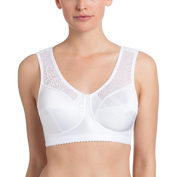 Anita Belvedere Non-Wired Comfort Bra - Powder Peach, 40D, 3-Section Cups With Stretch Lining - View #3