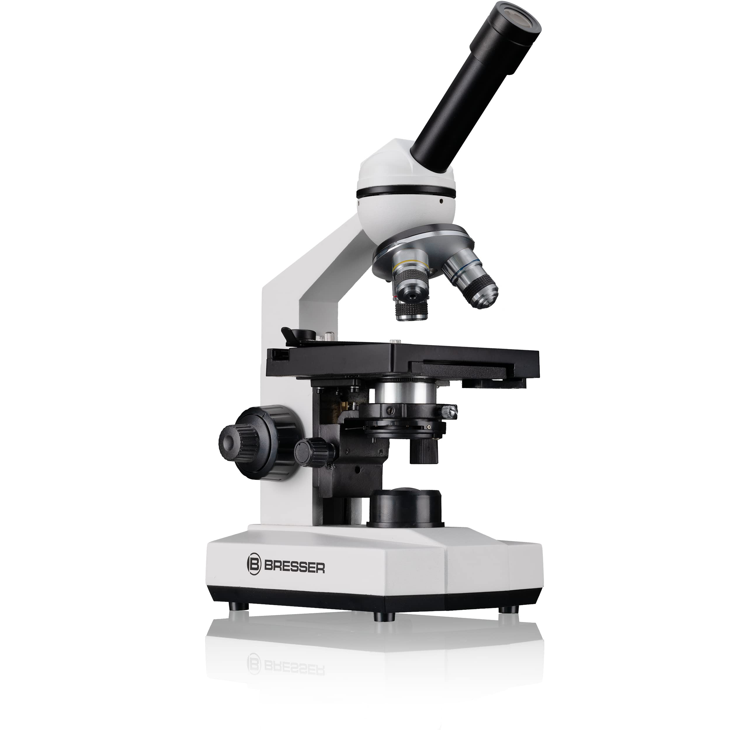 Bresser Microscope Erudit Basic Mono 40-400x with Smartphone Holder