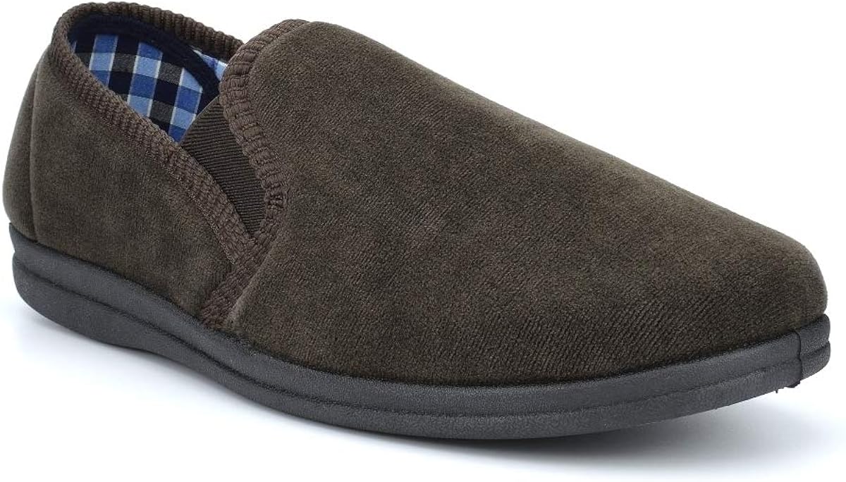 Mens Memory Foam Slippers Mens Carpet Slippers Mens Slip On Slippers