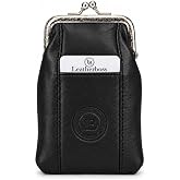 Leather Cigarette Case Pack Holder Regular or 100's Lighter Pocket by Leatherboss (Black)