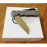 Chris Reeve Knives Large Inkosi Plain Magnacut Tanto Blade with Plain Titanium Handles
