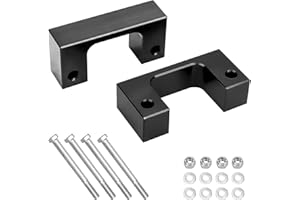 SVTELI 2 Inch Lift Kit, Black Leveling Kit Compatible with 2007-2024 Tahoe Silverado/Sierra/Avalanche/Suburban 1500 Yukon XL 2WD 4WD