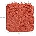 CHICTRY Luxury Faux Fur Throw Pillow Cover Super Soft Plush Decorative Cushion Case 18 x 18 Inches Standard Size for Sofa Bedroom Car Coral Pink 18.0 x 18.0 inch