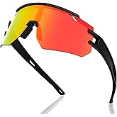 FMY Baseball Glasses Polarized Sports Sunglasses for Men Women, UV400 Protection for Cycling Running Softball Glasses