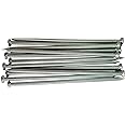 Estacas de metal, 35 estacas galvanizadas de 6 pulgadas, clavos de jardín para césped, construcción de casas, carpintería y m