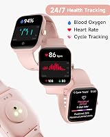 TOOBUR Smart Watch Women Alexa Alexa 1.95" Fitness Tracker Calls IP68 Heart Rate view 3