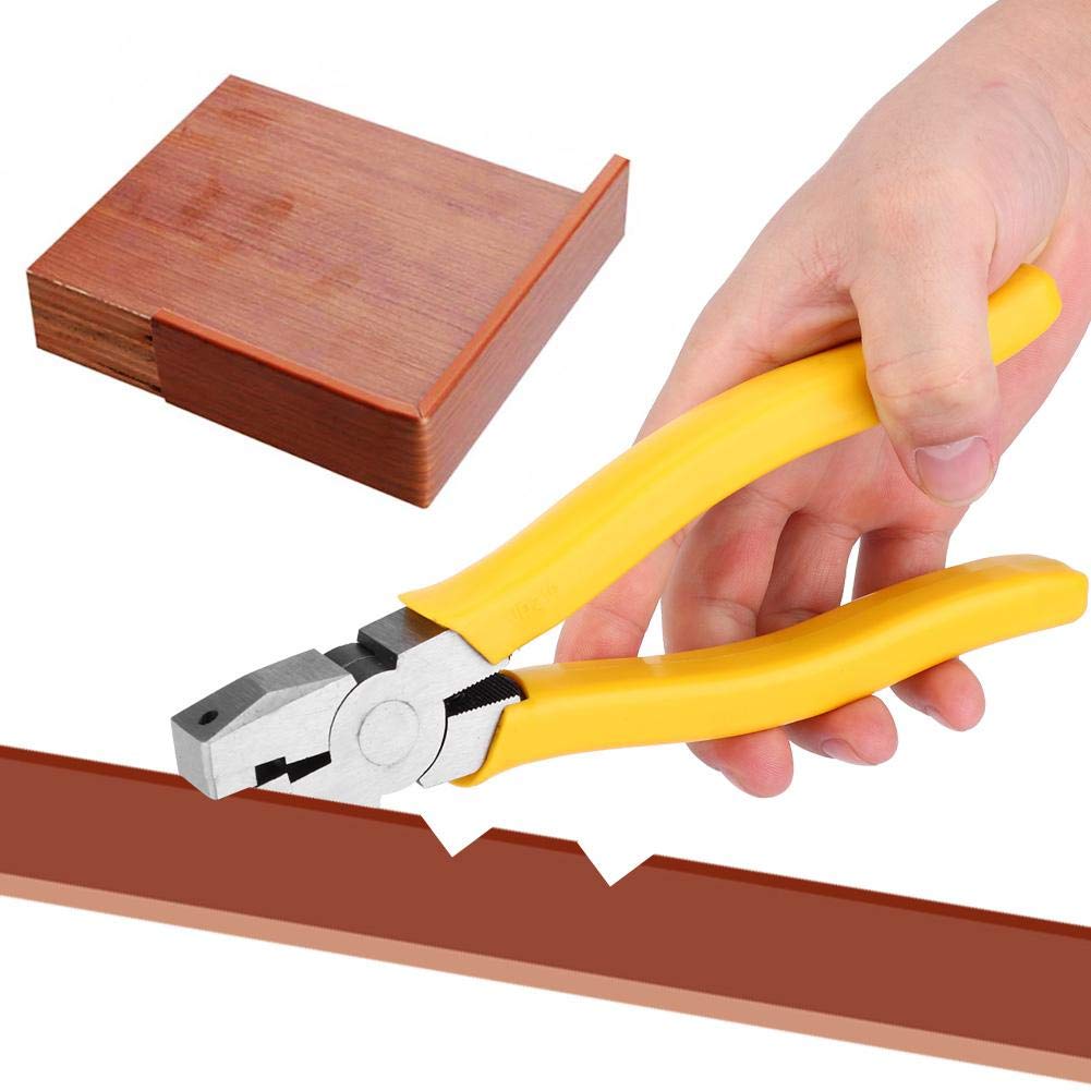 VIFER Aluminum Frame Pliers 8 Inch 90 Degree Folding Bending Pliers V-Groove Notch Cutter with Non Slip Handle for Cutting V Groove Aluminum Frame