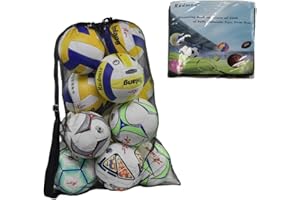Extra Large Sports Drawstring Mesh Ball Bag Training Equipment Storage Bag Diving Goods Organizer With Shoulder Strap