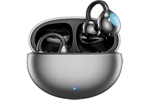 MERRYKING Language Translation Earbuds, 3-in-1 Free-Clip Translator Earbuds, 144-language Real-time Two-Way Translation Device, HD Sound, Long Battery Life, iOS and Android, Ideal for Travel & Business, Silver