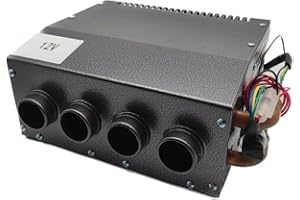 Aubingmotor Heater 4 Ports 8500 BTU 3 Speed Fan 80 CFM for Car Truck Boat RV (2022 new upgrade)