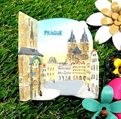 OLD Town Hall & Astronomical 3d Fridge Magnet Souvenir Ceramic Resin Gifts