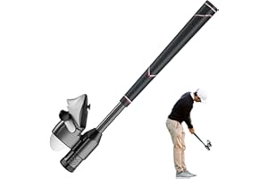 HackFission VR Golf Club Attachment Compatible with Meta Quest 3/3S, Golf Simulator with Double Lock, Non-Slip Grip, Precision Tracking & Adjustable Weight, VR Accessories for Right Controller