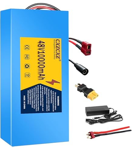 Amazon.com: CXZCXZ 48V Ebike Battery, Lithium Battery with XT60
