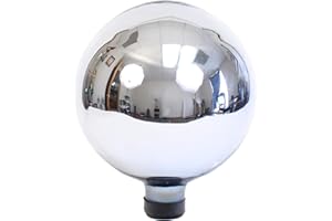 Echo Valley 8102 10-Inch Glass Gazing Globe, Silver