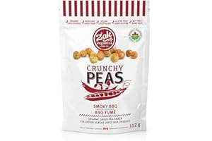 Zak Organics Crunchy Peas, Smoky BBQ, 112 g