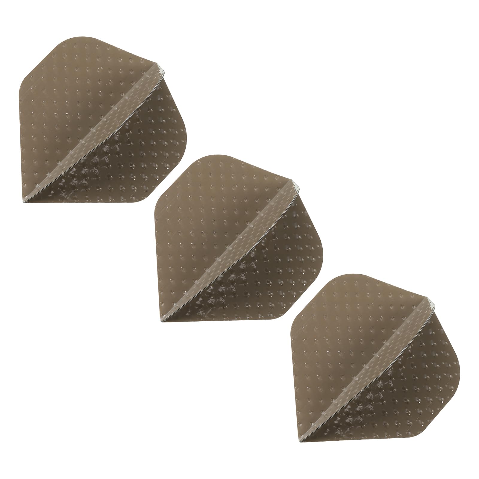 PATIKIL Slim Dart Flights, 3 Pack Aluminum Foil Unique Design Dart Accessories for Steel Tip Dart and Soft Tip Darts, Brown