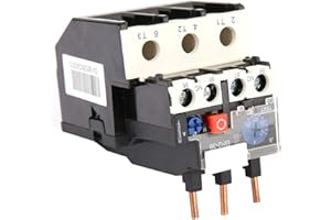Walfront NR2-36 Electric Heat Thermal Overload Relay Heat Protect Relay 23-32A Motor Protector Electric Authorized Thermal Accessory for Protecting The Phase Break (1) (1 PCS)