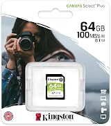 Kingston Canvas Select Plus 64GB SD Card Class 10 UHS-I 100MB/s view 3