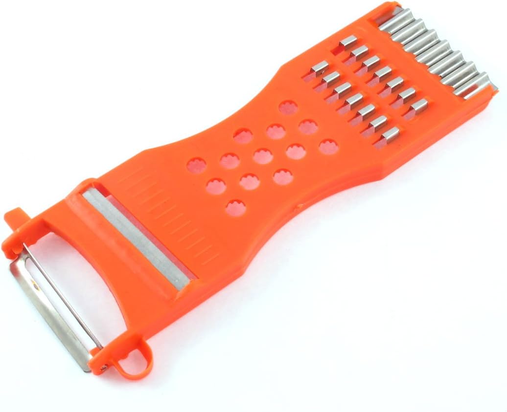 Sourcingmap Kitchen Multifunction Vegetable Fruit Grater Slicer Peeler Shredder Carving Tool 6.7 Inch Long - Image 4