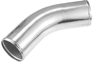 ACROPIX 102mm 4" OD 4" 100mm Leg Length Universal Car Aluminum Alloy Tube Intercooler Pipe 45 Degree Bend Elbow Air Intake Jo