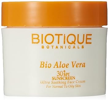 Biotique Bio Aloe Vera 30+SPF Sunscreen, 50 g