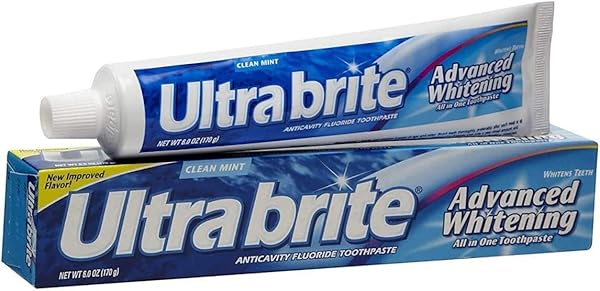 FRANKEL & FRANKEL ULTRA BRITE ADVANCED WHITENING TOOTHPASTE, CLEAN MINT 6 OUNCE