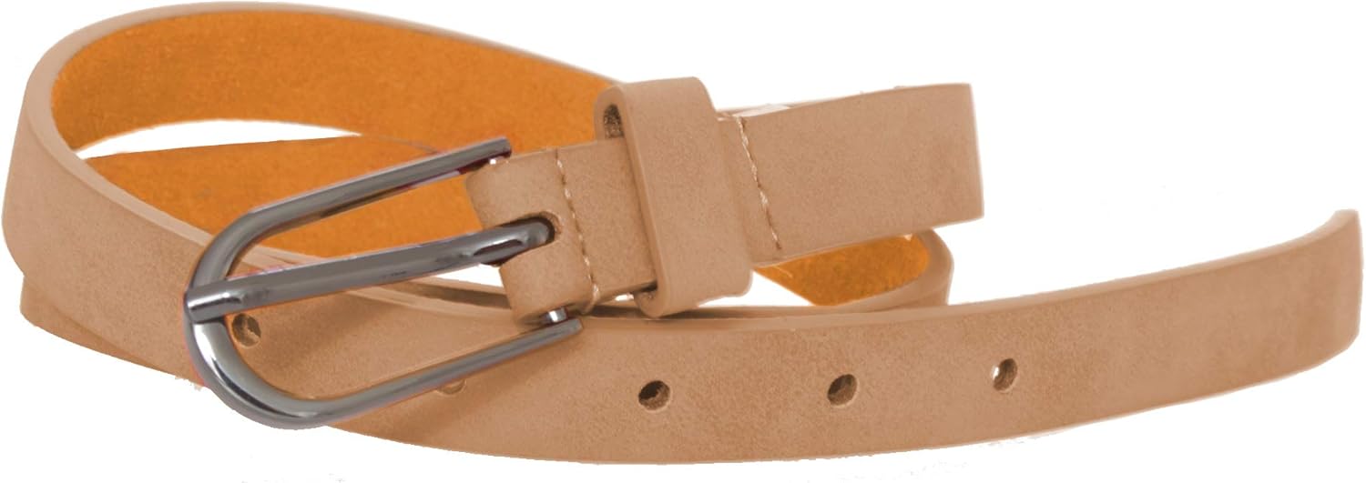 beige leather belt