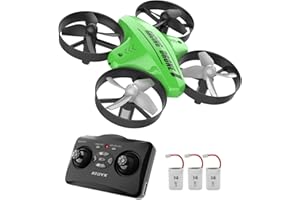 ATOYX Mini Drone Easy to Fly Drone for Kids & Beginners, Indoor Outdoor Nano RC Helicopter Quadcopter with Auto Hovering, Headless Mode, Remote Control, Children's Day Gift for Boys Girls -Green