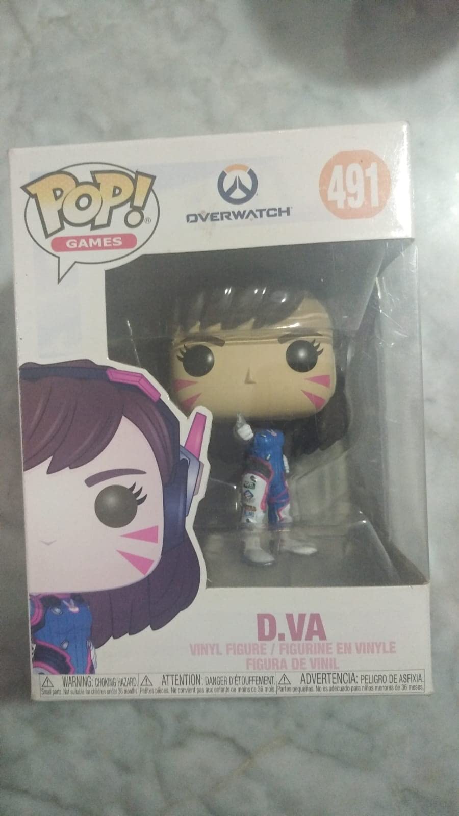 Funko , Multicolor,46056 POP Games: Overwatch - D.Va (DGLT)