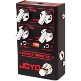 JOYO Bass Overdrive Guitar Pedal, Blend Control with Mid &amp; Gain Boost Switches, Tone/Volume/Gain Knobs, Bypass (DOUBLE THRUSTER R-28)