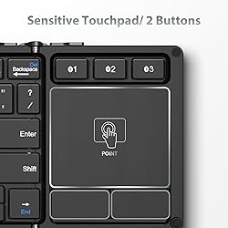 iClever Foldable Keyboard, BK08 Bluetooth Keyboard