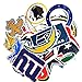 32pcs Football NFL New England Patriots Philadelphia Eagles Badge Laptop Stickers Soccer Star Stickers Computer Car Skateboard Motorcycle Bicycle Luggage Guitar Bike Decal