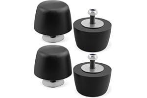 Hulyxayfave KJ71051BK Black Rubber Bumper Cushion Hood Bump Stop Fit for Jeep Wrangler 1987-1995 1997-2017, Fit for Jeep Wran