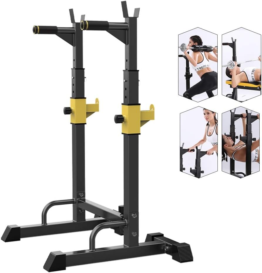 Weight Racks Squat Rack Barbell Stand Home Bench Press Equipment Multi-function Fitness Equipment Indoor Parallel Bars