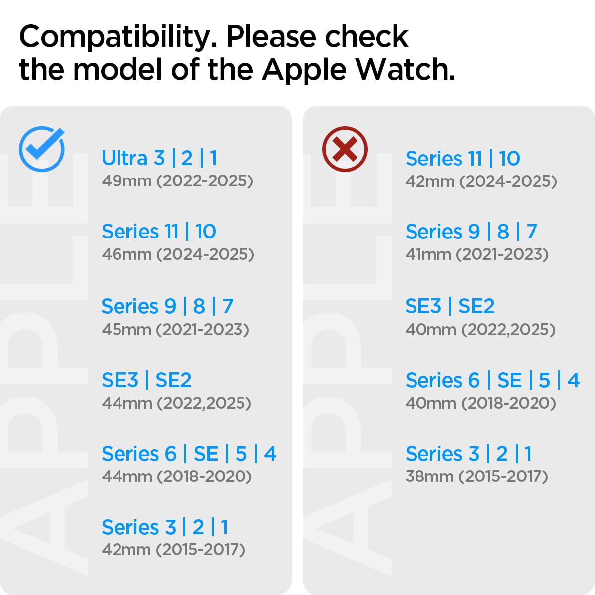 Spigen DuraPro Armor Durable Metal Connector Strap Designed for Apple Watch Band Compatible with Ultra 2/1 49mm, Series 10 46mm, 9/8/7 45mm, SE2/SE/6/5/4 44mm, 3/2/1 42mm