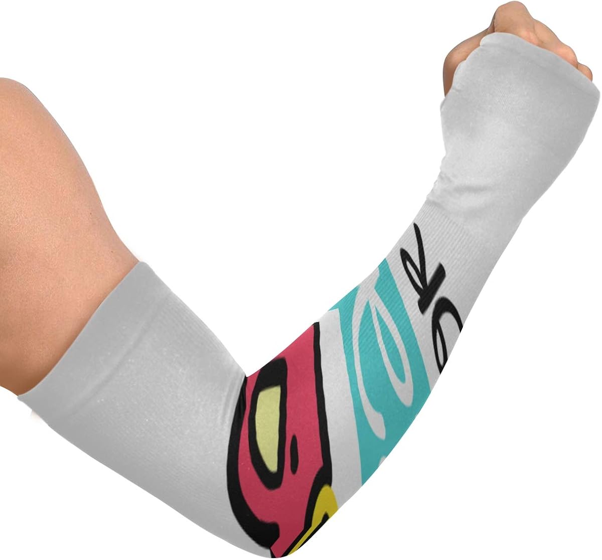 Arm Sleeves Men Poster Phrase Car Decor Elements Woman Arm