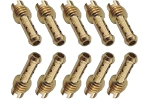 VICUE 10pcs Pilot Jet Fuel Injector for MIKUNI VM/TM/TMX Carburetor 15-37.5 8 Bleed Holes