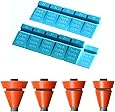 Wedgek Angle Guides Combo, Blue for Sharpening Stones, Orange for Rods