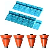 Wedgek Angle Guides Combo, Blue for Sharpening Stones, Orange for Rods