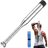 Adjustable Premium Steel Club for Strength Training, 6-in-1 Indian Club for Full Body Workouts, Rehab, Stretching &amp; Rotational Training, 6 Weight Options(6.3-17.6Lbs) Mace for Men &amp; Women