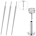 QWALIT Piercing Taper Threadless Insertion Tool - Titanium Labret Pin 16g, 18g, 20g
