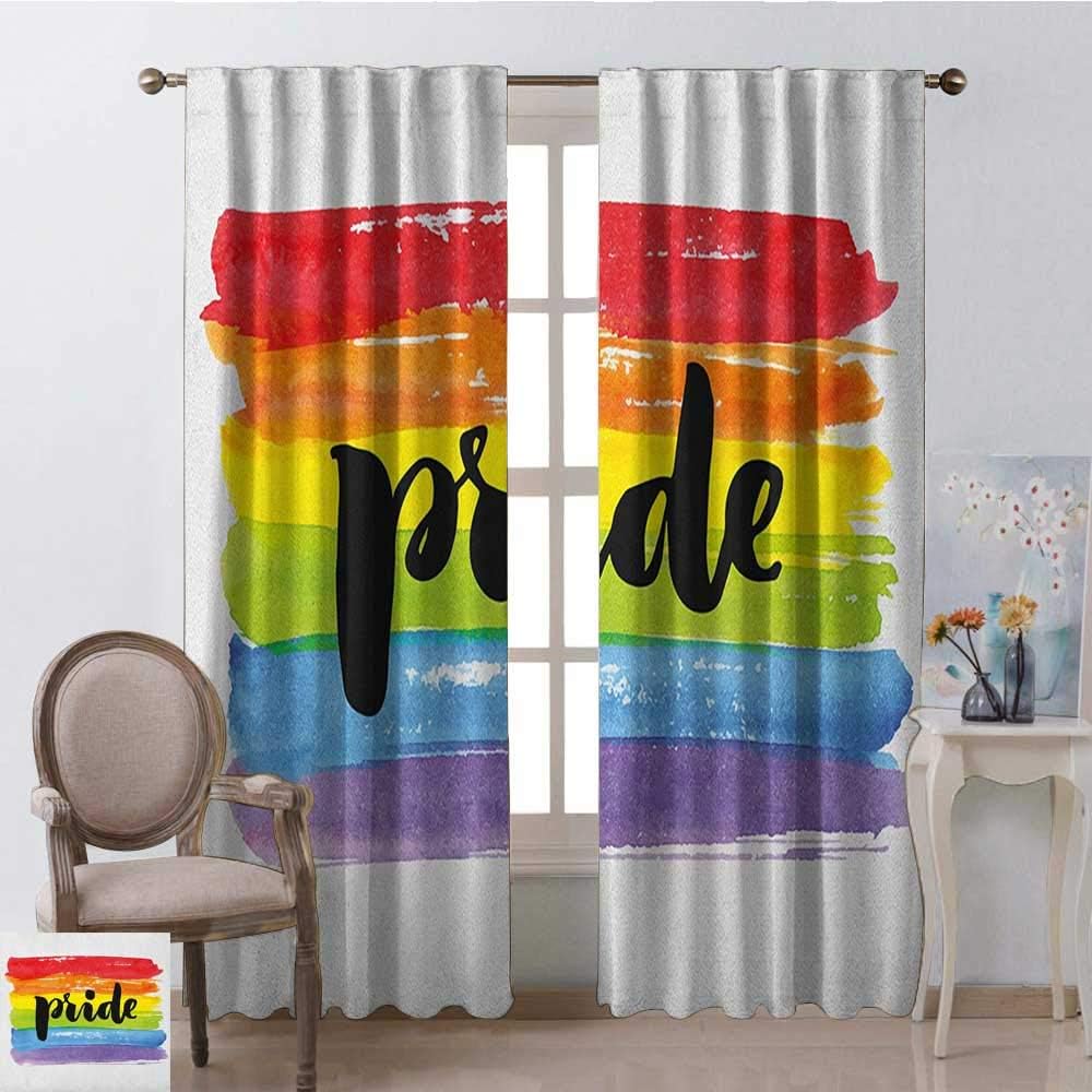 Youpinnong Pride, cortinas para puerta de ventana, acuarela con